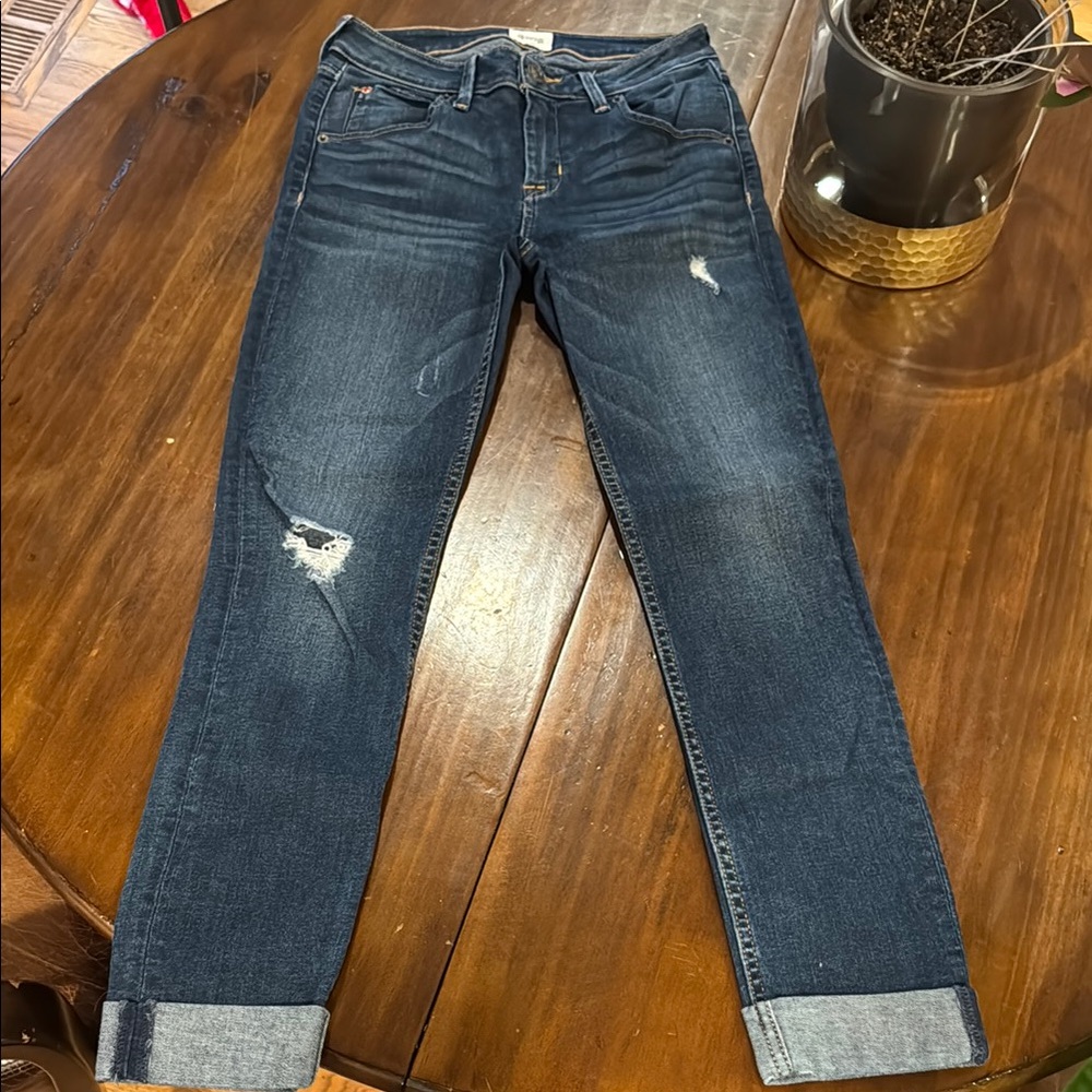 Hudson Women's Blue Distressed Jeans size 26